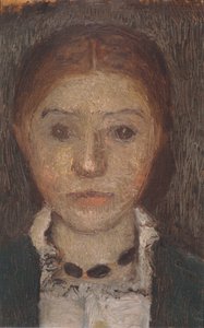 Auto-retrato com corrente de Paula Modersohn-Becker